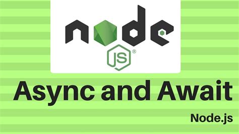 async iife|Async and Await in Node.js .